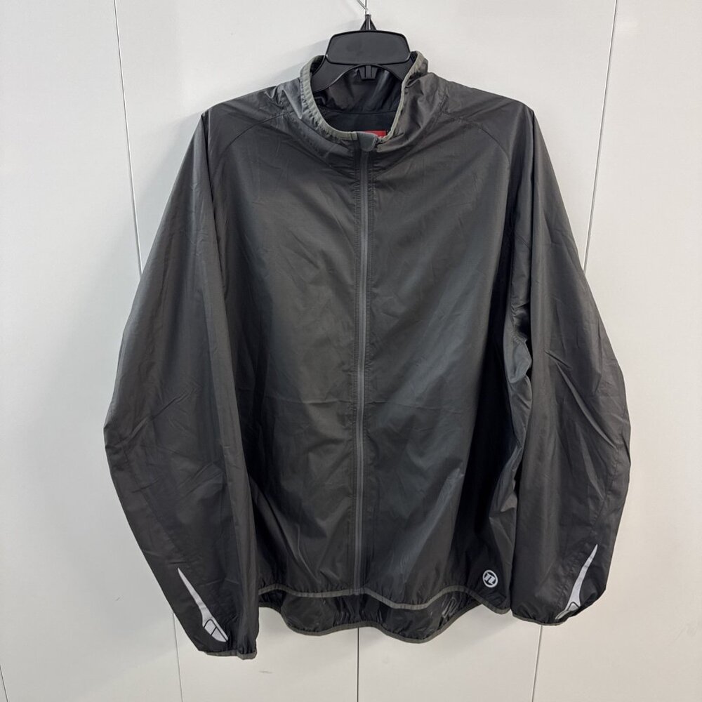 Men’s Novara Windbreaker‎ Jacket, Size XXL, Gray